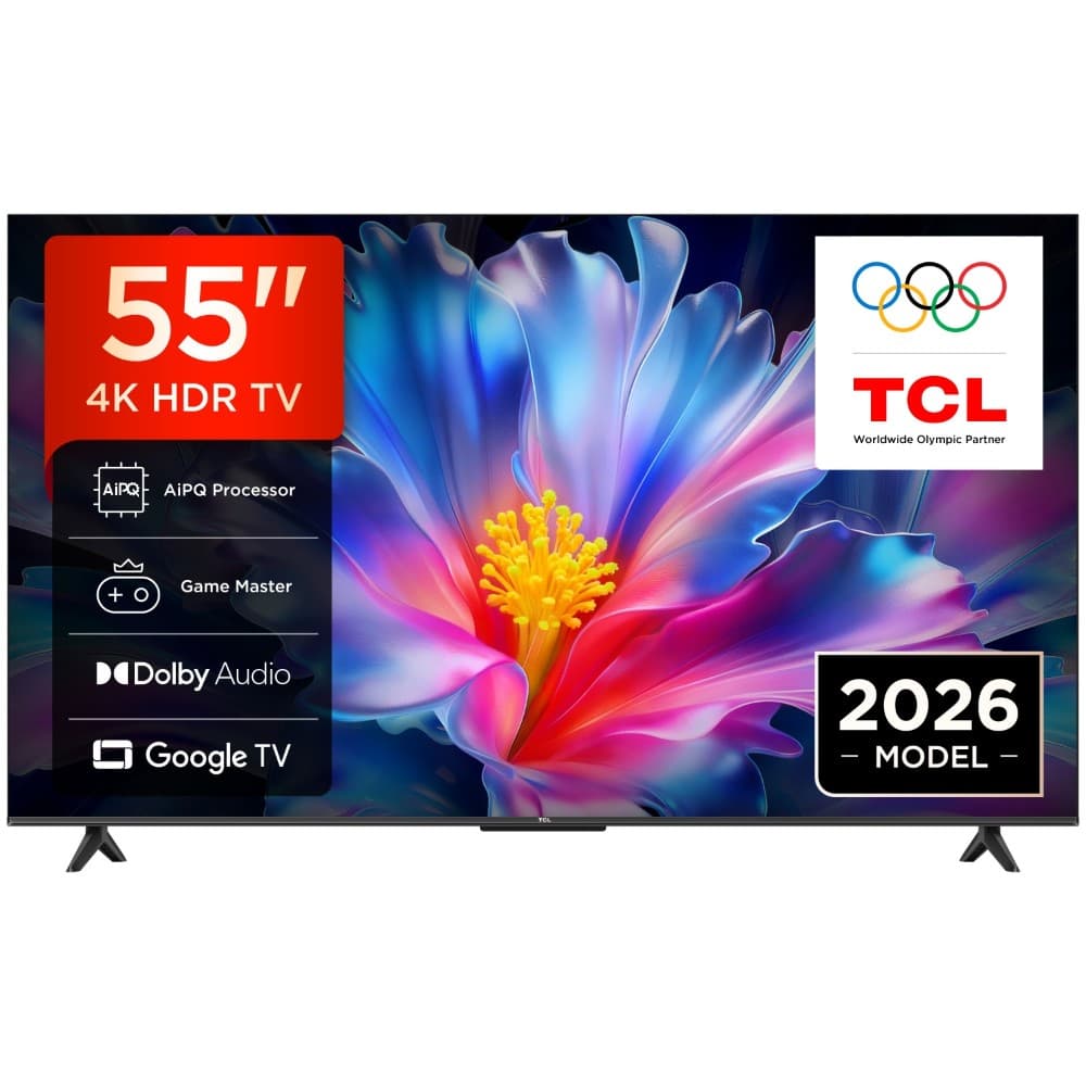 Smart TV 4K HDR 55P6L, 55" TCL – Unieuro