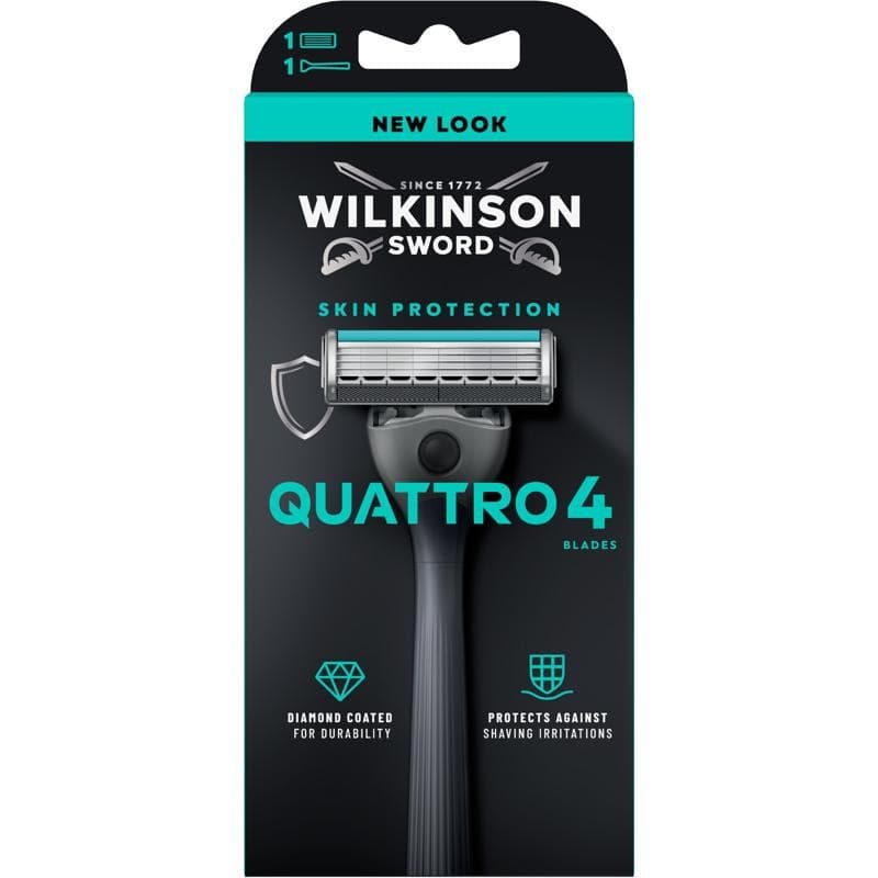 Rasoio Quattro Skin Protection Wilkinson, 4 lame – Carrefour