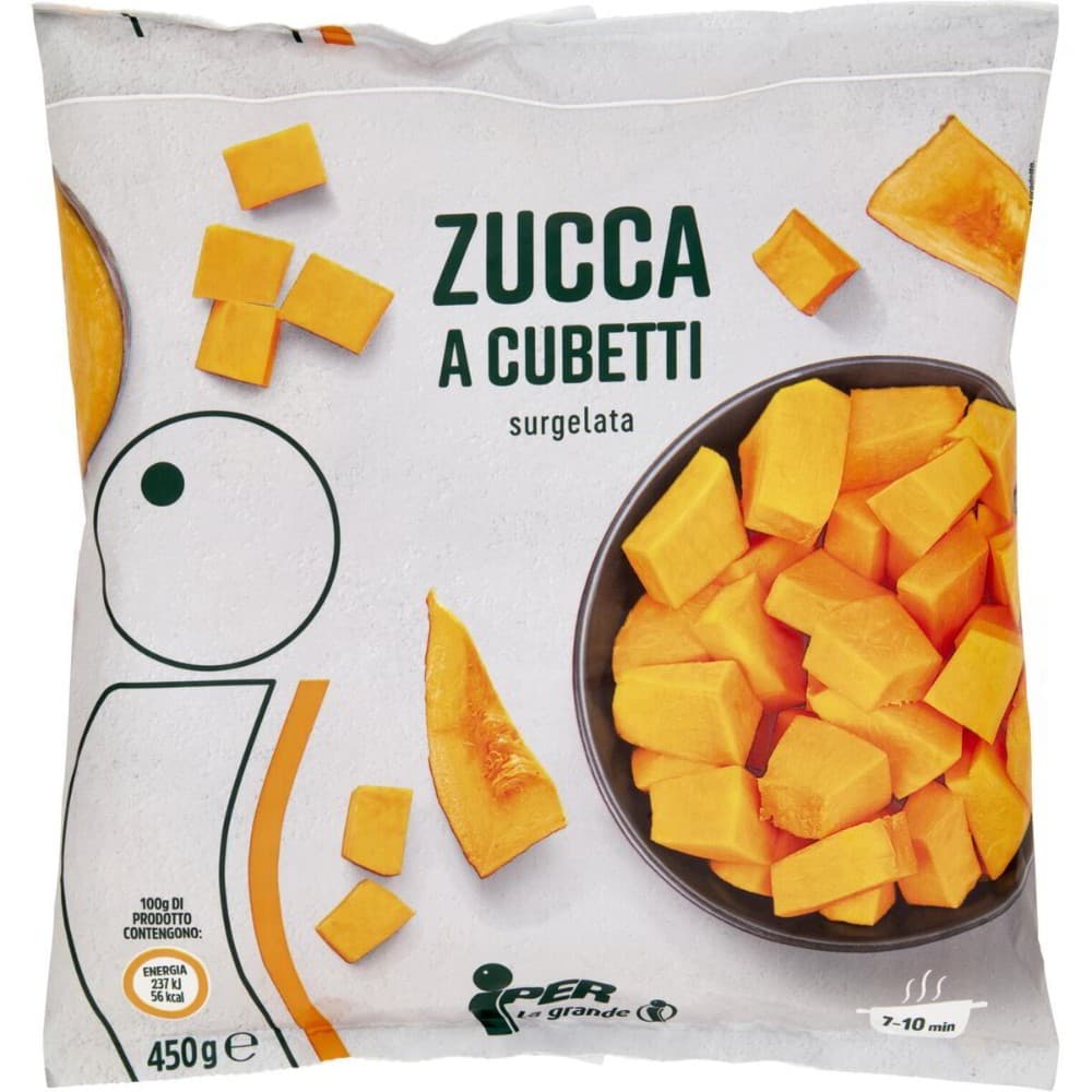 Iper Zucca a cubetti, 450 g – Iper La grande i