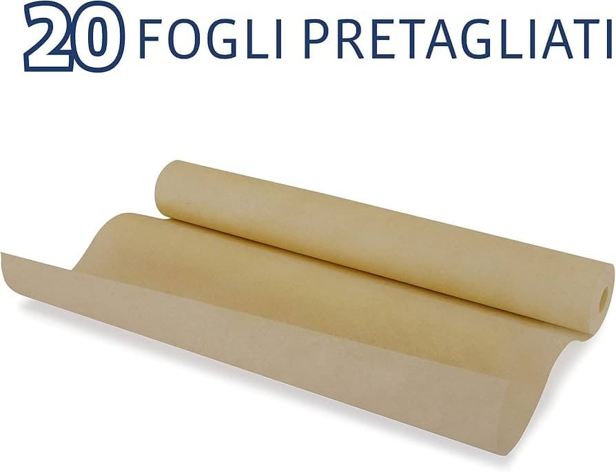 Real Casa carta forno Natural, 20 Fogli – Dpiù