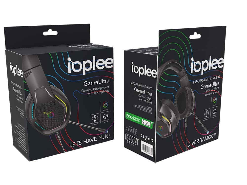 Cuffia gaming Game Ultra RGB Ioplee – Unieuro