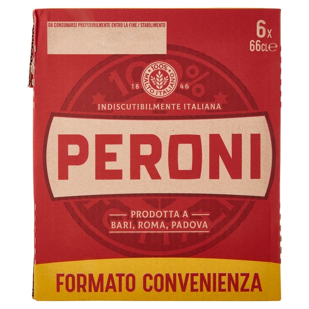 Peroni 6x66 cl in offerta da Esselunga