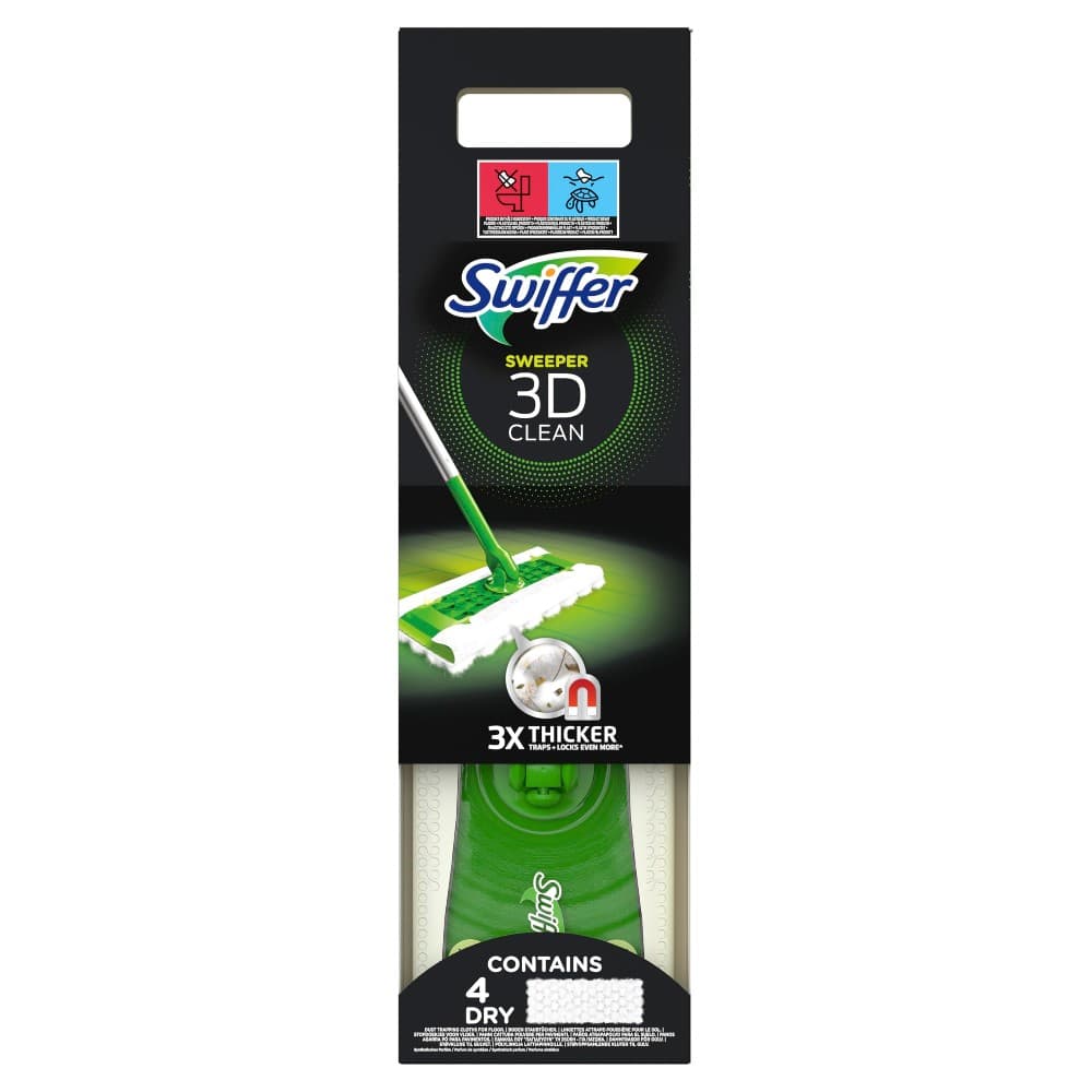 SWIFFER sweeper 3d clean / starter kit in offerta da Tigota