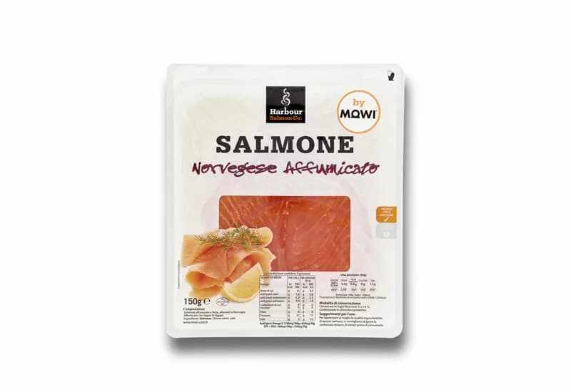 Salmone norvegese Harbour by Mowi affumicato a fette, 150 g – Esselunga