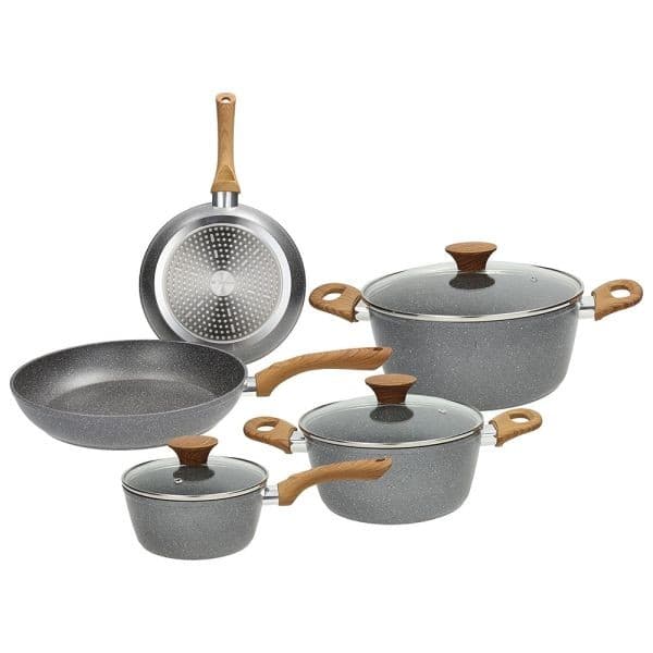 Batteria 8 pezzi Stone&Wood style, 8 pezzi Tognana – Unieuro