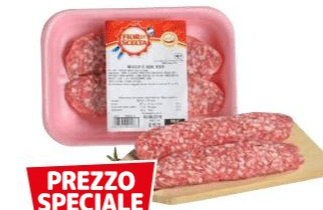 Salsiccia di suino aperta, 150 g Fior di Scelta – Dpiù