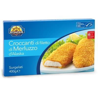 Croccanti di filetto di Merluzzo d'Alaska 400 g Athena in offerta da Eurospin
