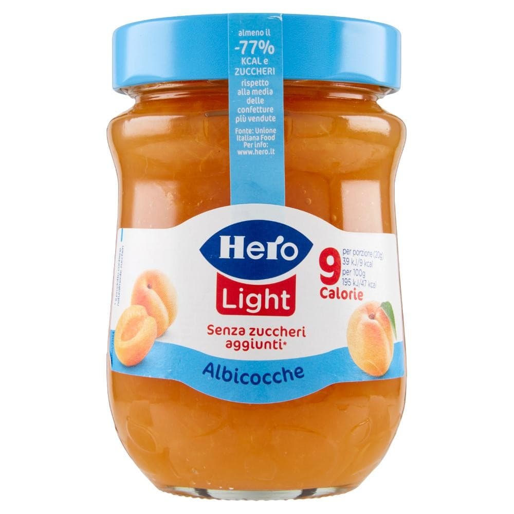 Confettura senza zuccheri aggiunti Hero Light, 280 g – Bennet