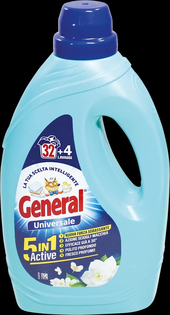 General detersivo liquido per lavatrice o polvere 5in1 147 lavaggi o 104 lavaggi in offerta da Iper La grande i