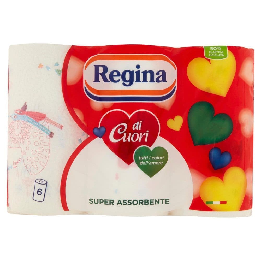 Carta casa Regina di Cuori, conf. 6 rotoli – Carrefour