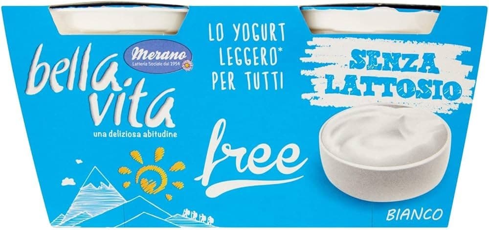 Yogurt senza lattosio vaniglia Merano, 250 g Bella Vita – Carrefour