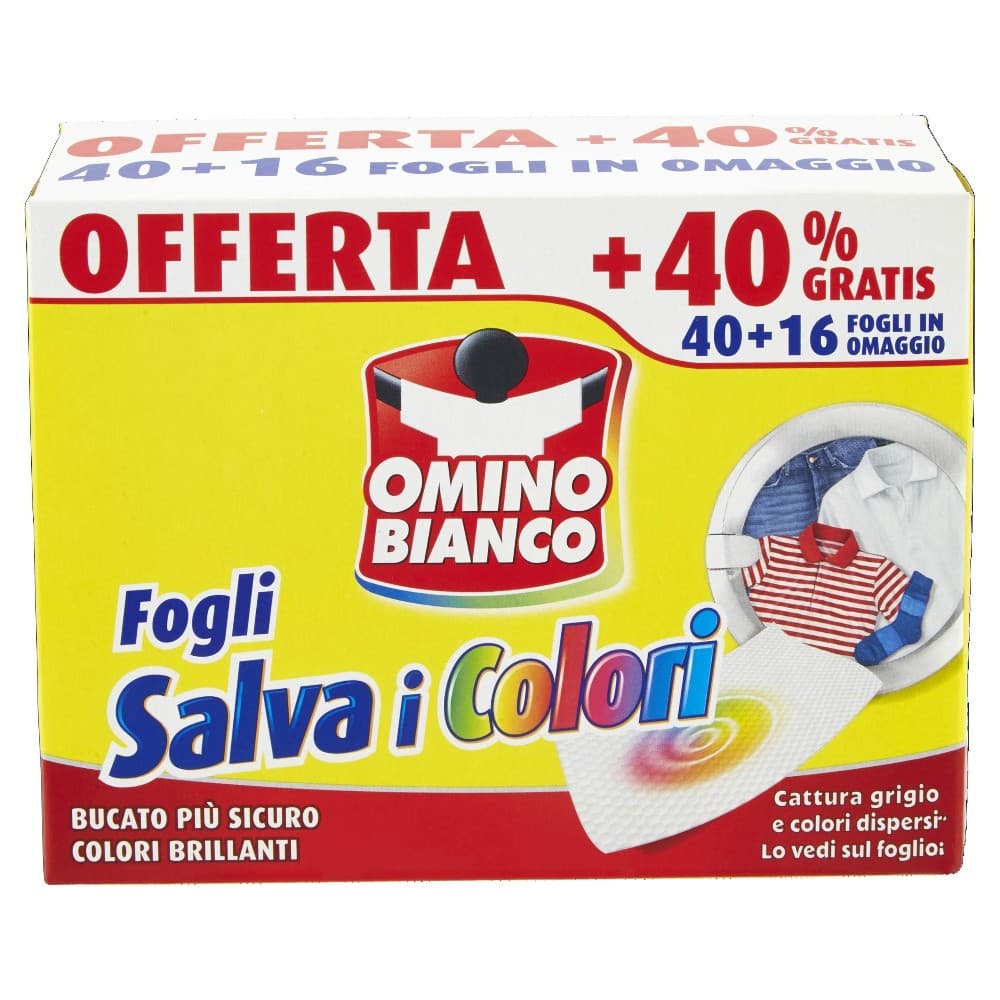 Omino Bianco fogli Salva i Colori, 56 – Iper La grande i