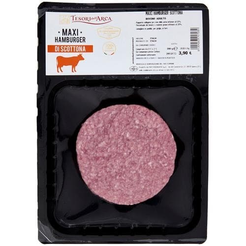 Maxi hamburger di scottona 200 g in offerta da Eurospin