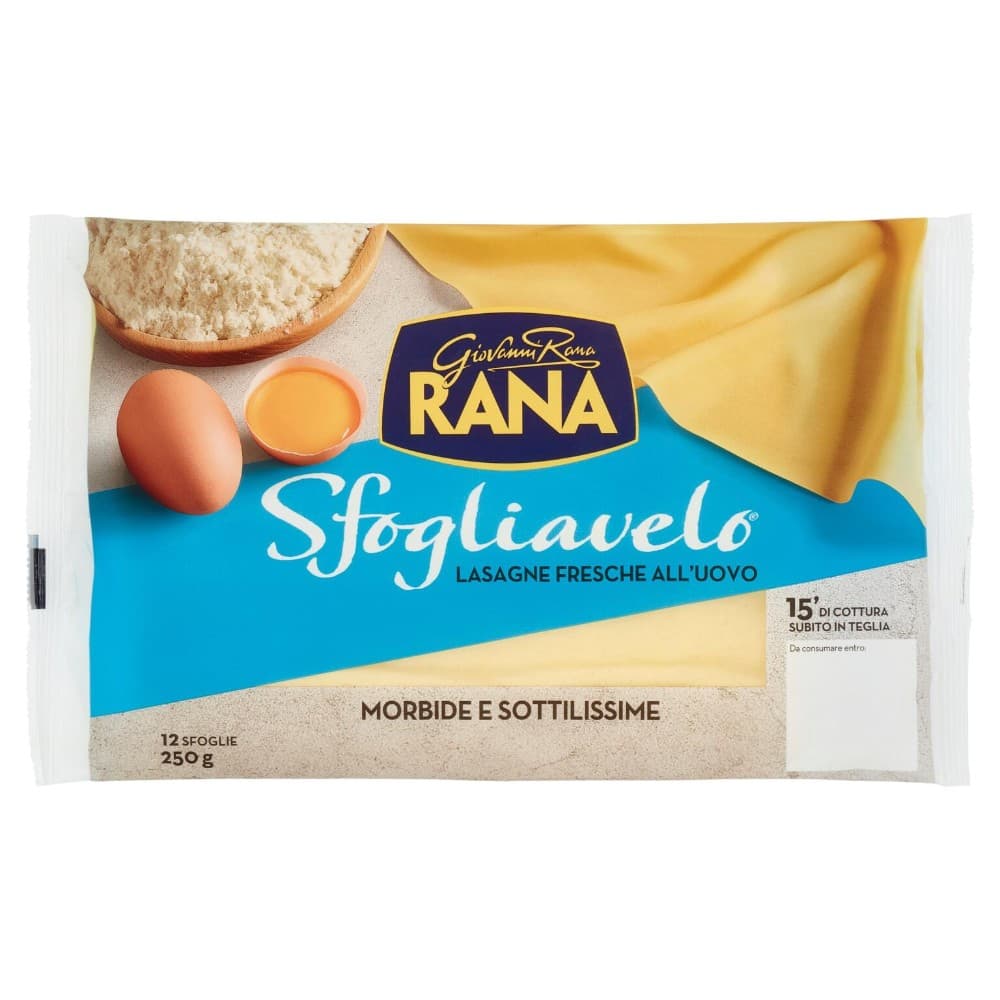 Lasagne sottili Sfogliavelo Rana, 250 g – Carrefour