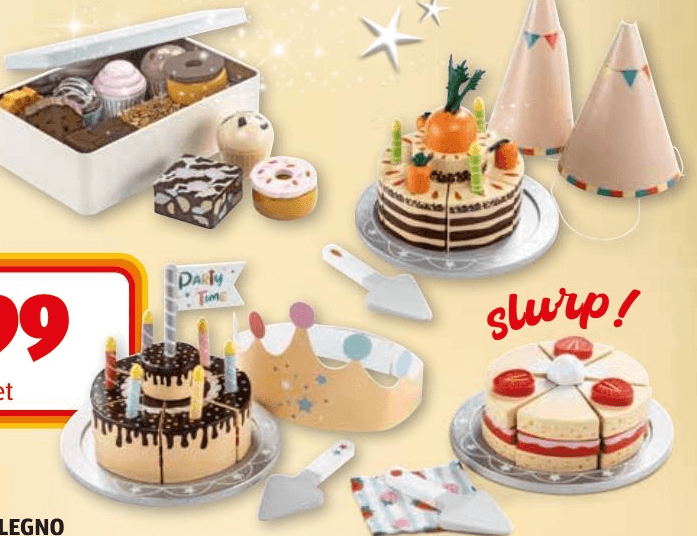 Dolci/Torte in legno, al set – ALDI