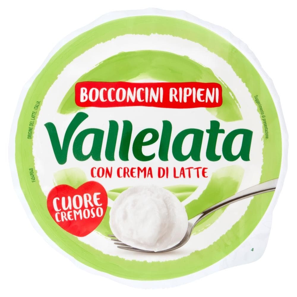 Bocconcini ripieni con crema di latte, 180 g Vallelata – Iper La grande i