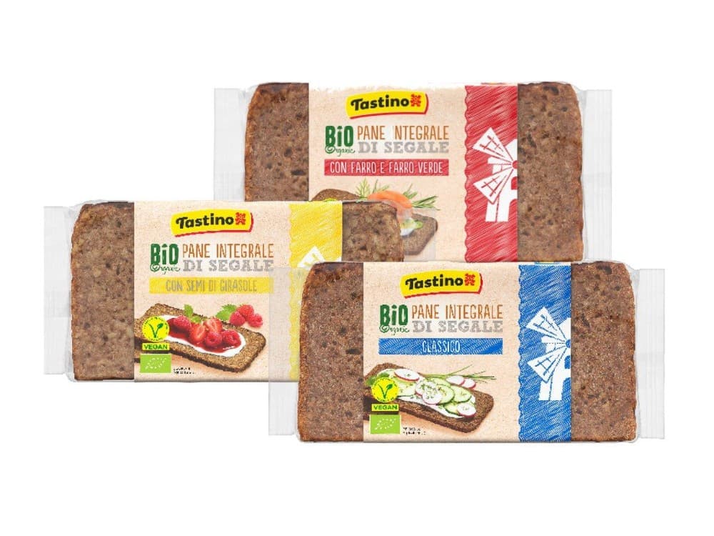 Tastino fette croccanti bio assortite 200 g in offerta da Lidl