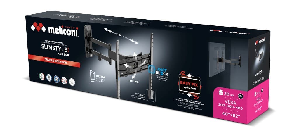 Meliconi Supporto TV Slimstyle Plus 400 SDR in offerta da MediaWorld
