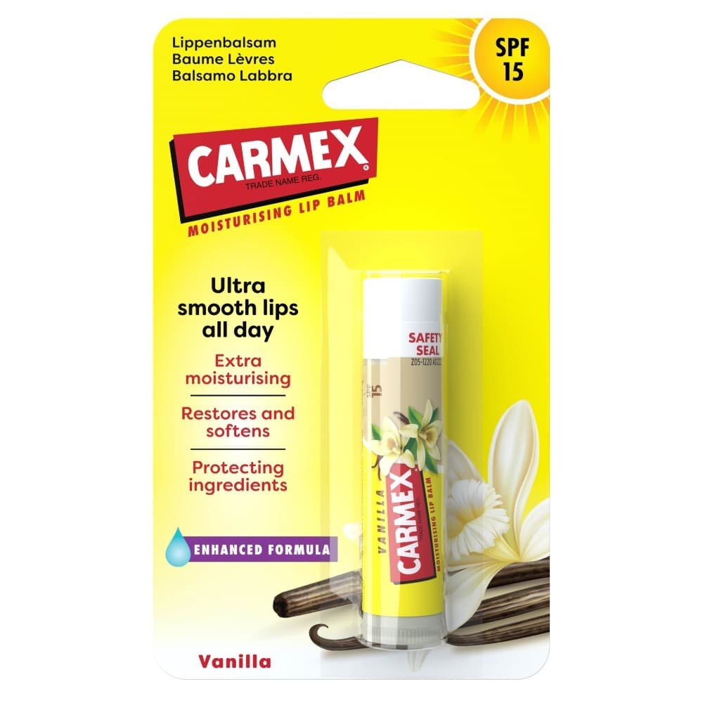Carmex balsamo labbra SPF 15 alla vaniglia, 4,25 g – Dm