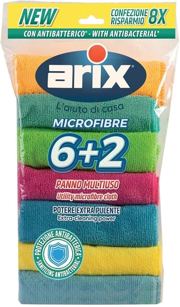 Panni Multiuso XL in Microfibra con Antibatterico, 4 pezzi – Bennet