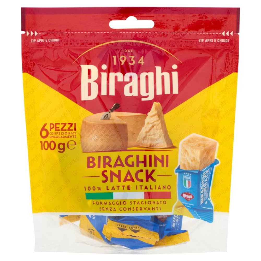 Biraghini Snack Biraghi 6 pezzi, 100 g in offerta da Coop