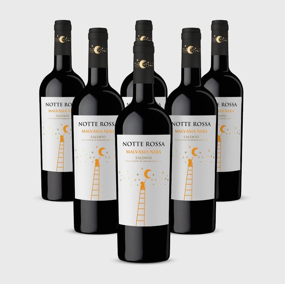 Primitivo, Malvasia Nera, Syrah o Negroamaro Rosato Salento Igp Notte Rossa 750 ml in offerta da Bennet