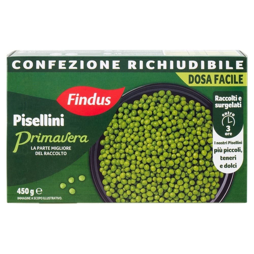 Findus pisellini primavera surgelati, 450 g – Bennet