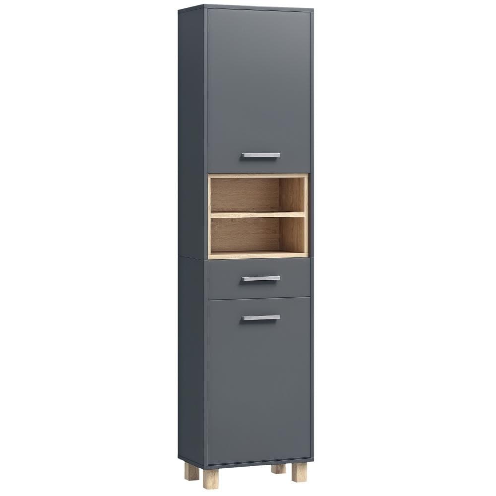 LIVARNO Mobiletto da bagno con 1 anta e 2 cassetti, 32 x 96 x 28 cm LIVARNO home – Lidl