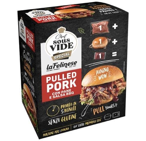 Pulled Pork con pane e salsa bbq senza glutine, 350 g La Felinese – Iper La grande i
