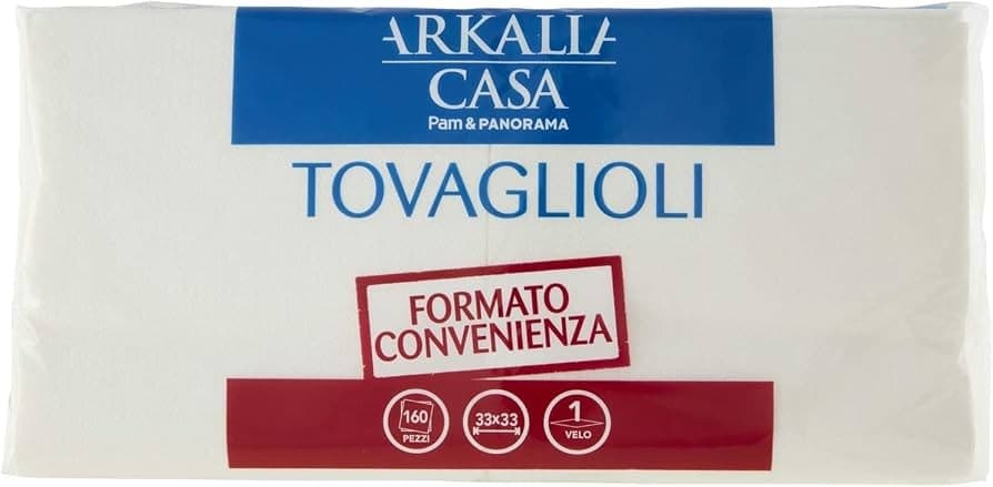 Tovaglioli Arkalia, 160 pezzi – Panorama