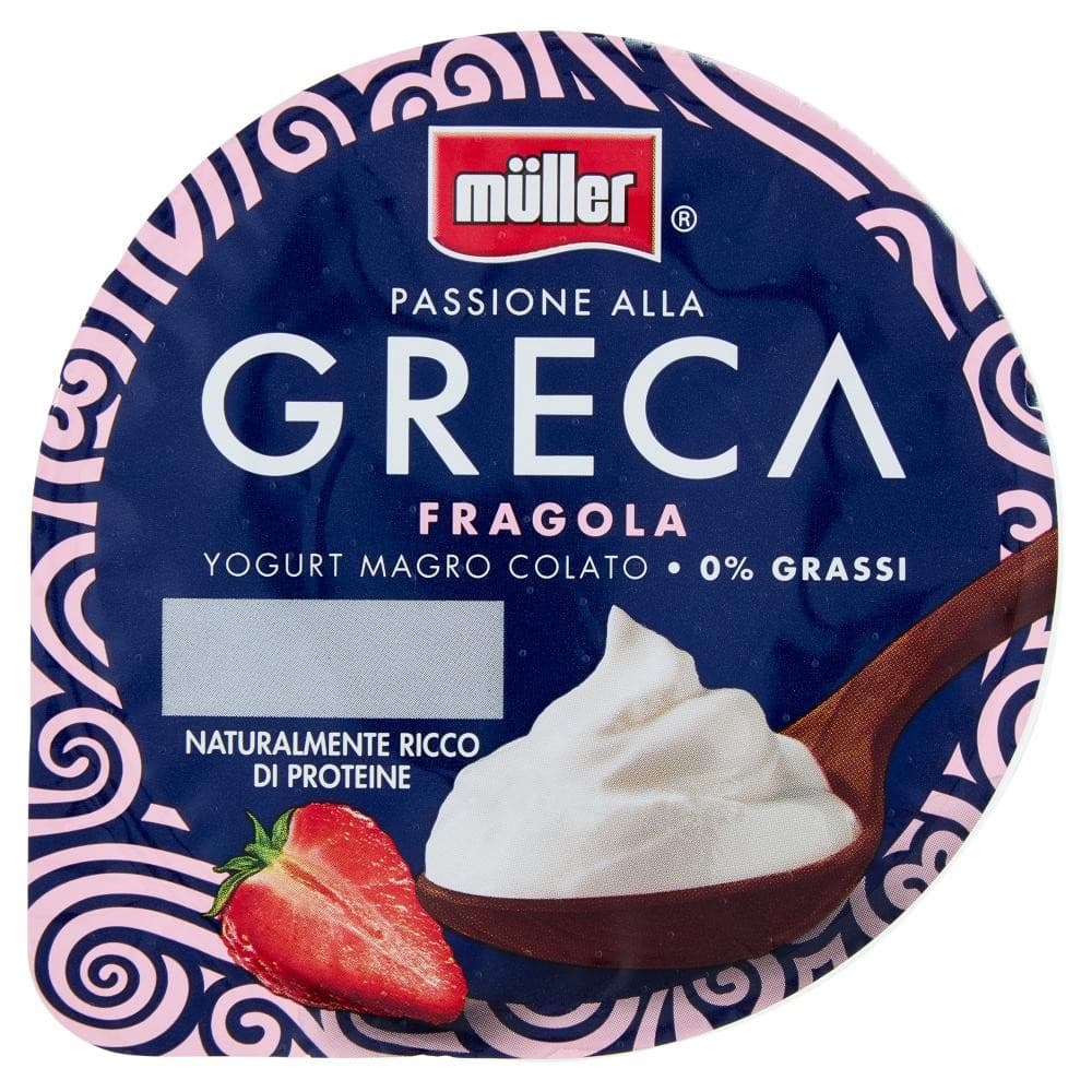 Yogurt magro colato passione alla greca Müller 150 g in offerta da Bennet