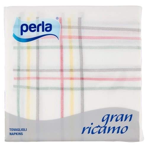 Perla tovaglioli gran ricamo, 2 veli 45 pz – Tigota