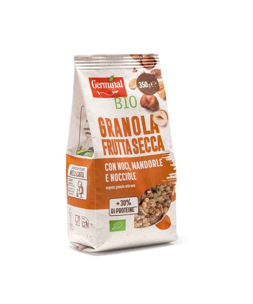 Linea Biscotti, merende o granola gusti assortiti, da 180 g a 350 g Germinal BIO – Iper La grande i