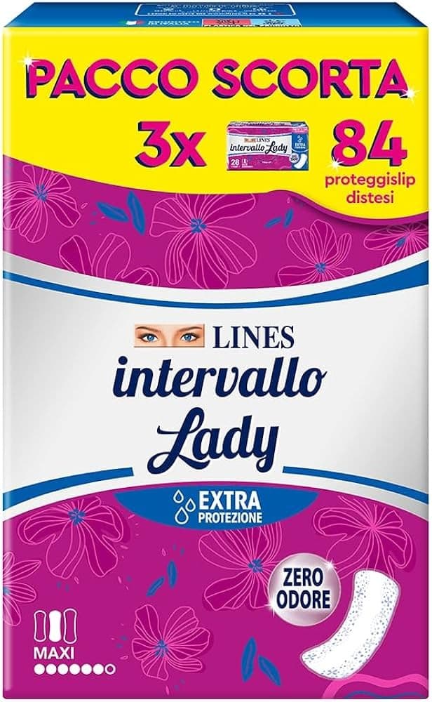 Lines Intervallo Lady Maxi 84 pezzi in offerta da Risparmio Casa