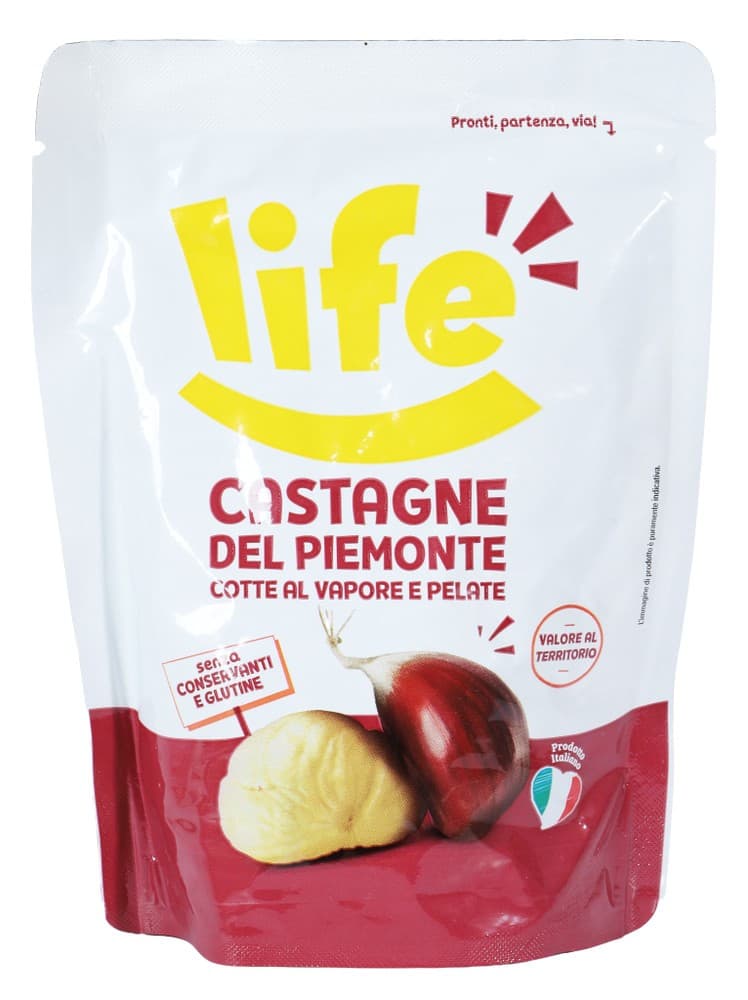 Castagne del Piemonte cotte al vapore e pelate, 125 g – Bennet