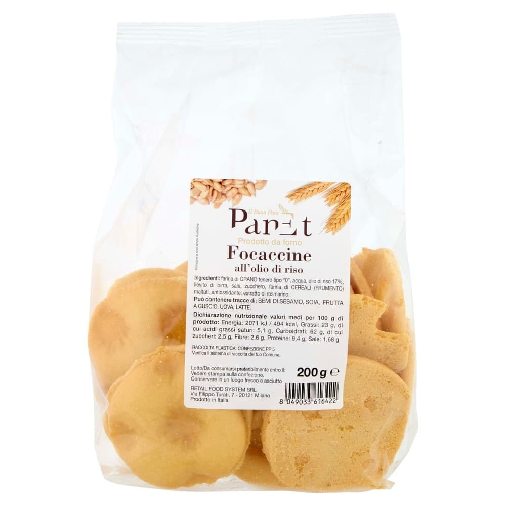 Focaccine di riso, 200 g Parati – Bennet