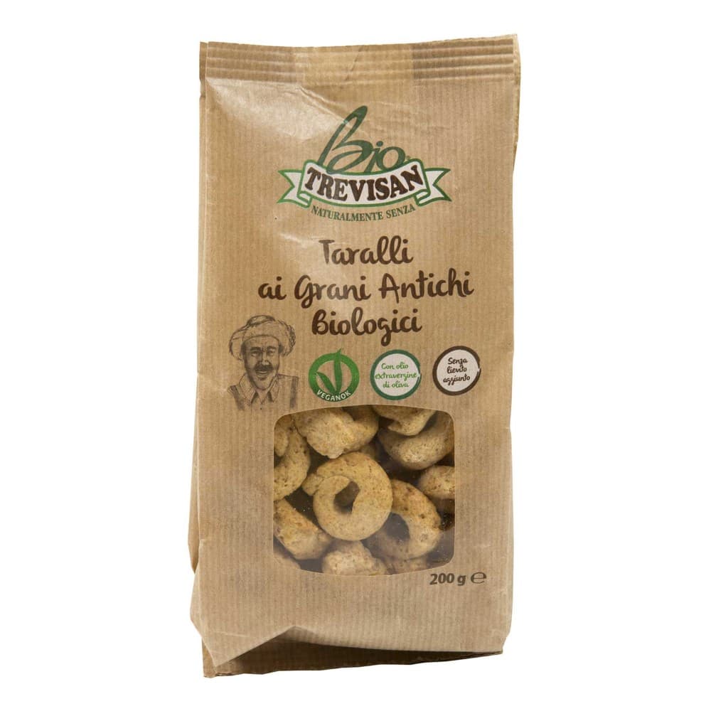 Bio Trevisan taralli ai grani antichi, 200g – Dm