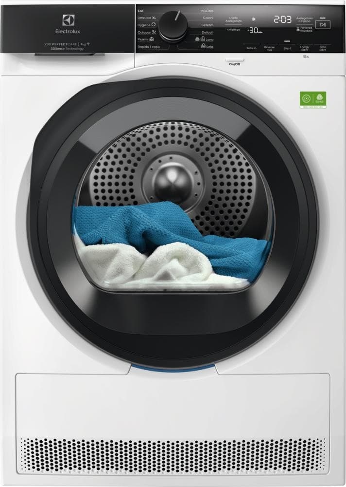 Asciugatrice PerfectCare 900 EW9H39A, 9 kg ELECTROLUX – Unieuro