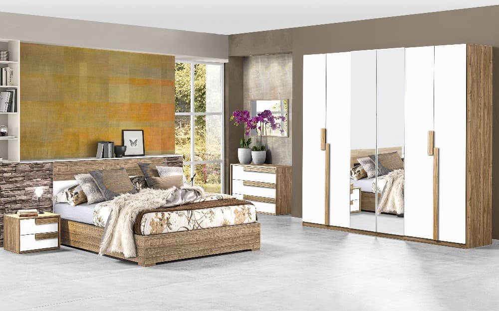 Armadio Erika 5 ante, 229x60x250h cm – Mondo Convenienza