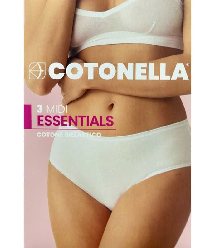 Slip o Midi Cotonella Linea Essentials 3 pezzi in offerta da Carrefour