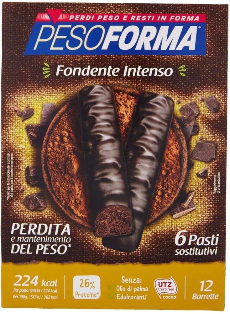 Pesoforma barrette proteiche, 12 pezzi (6 pasti sostitutivi) – Esselunga