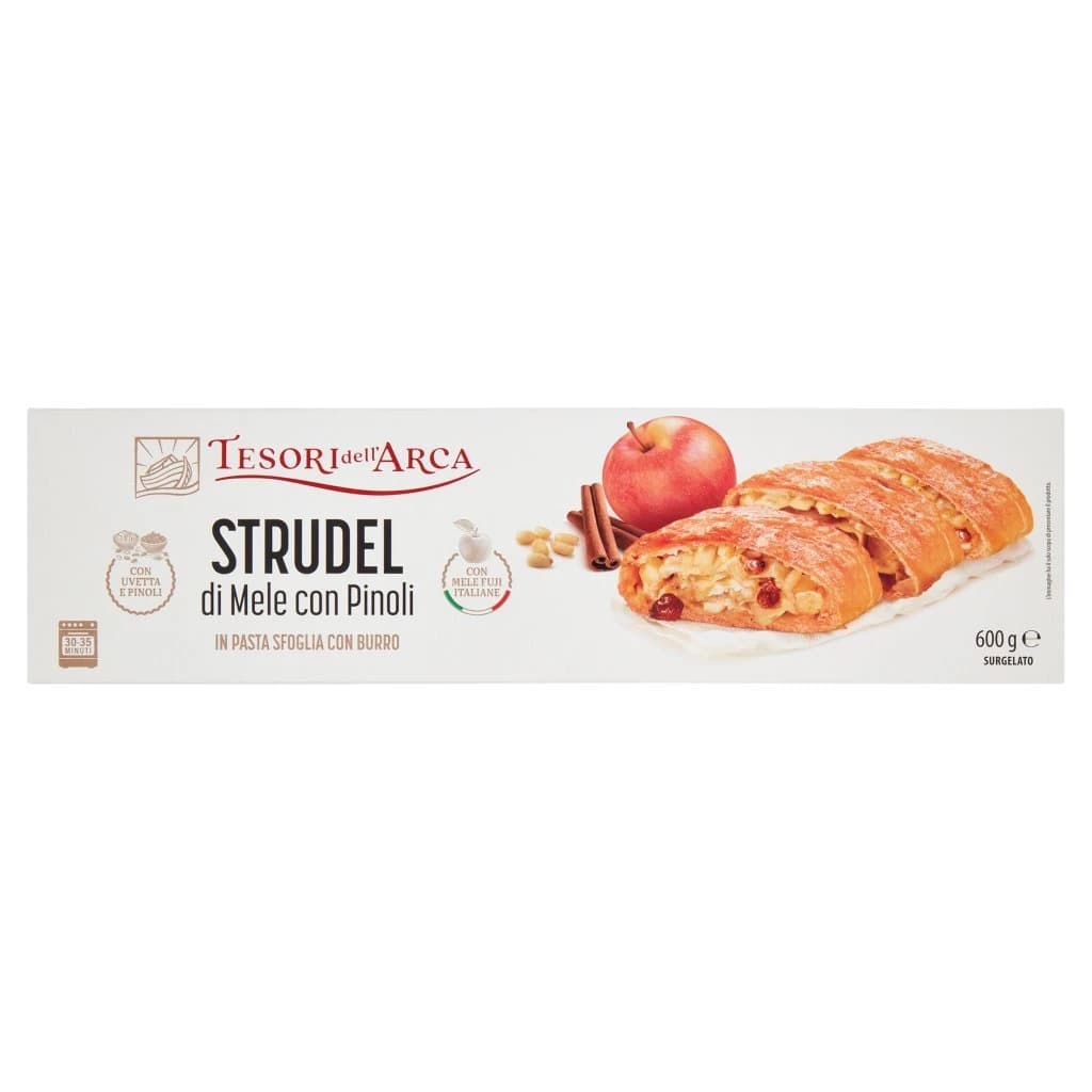 Strudel di mele con pinoli, 600 g Tesori dell'Arca – Panorama