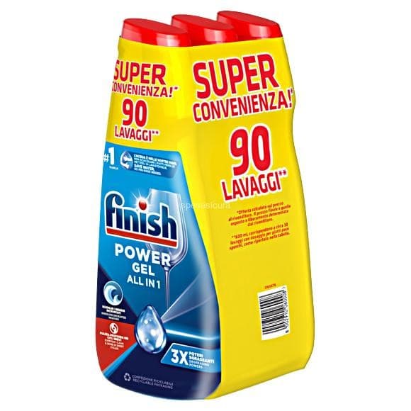 Detersivo gel per lavastoviglie Power o Ultimate, 78 o 90 lavaggi Finish – Iper La grande i