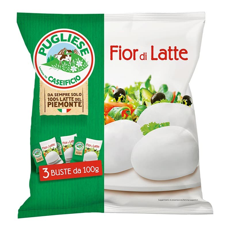Mozzarella Fior di Latte Caseificio Pugliese, 3x100 g – Il Gigante