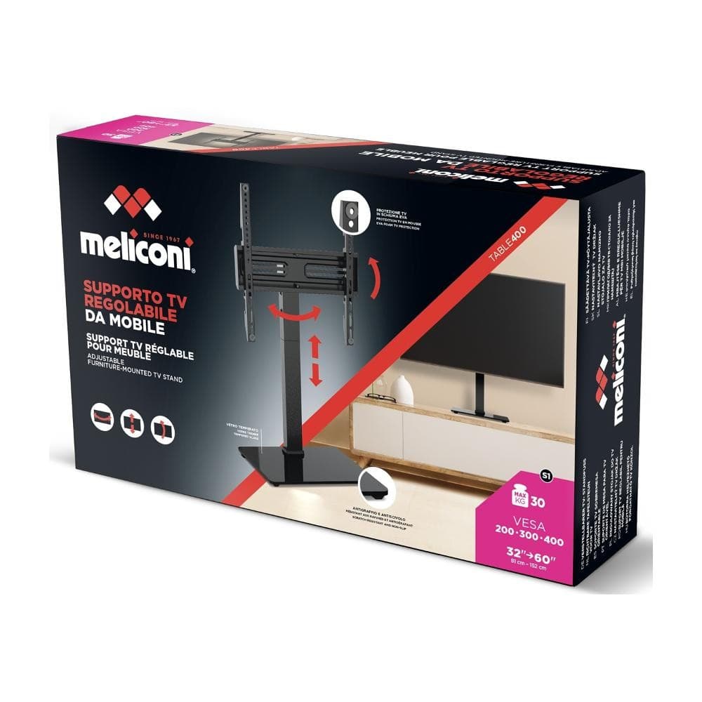 Supporto TV regolabile da mobile MELICONI – Euronics
