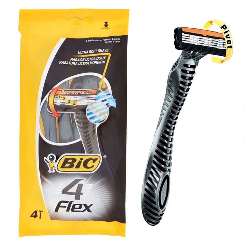 BiC Flex 4 rasoio usa e getta per uomo 4 pezzi in offerta da Dm