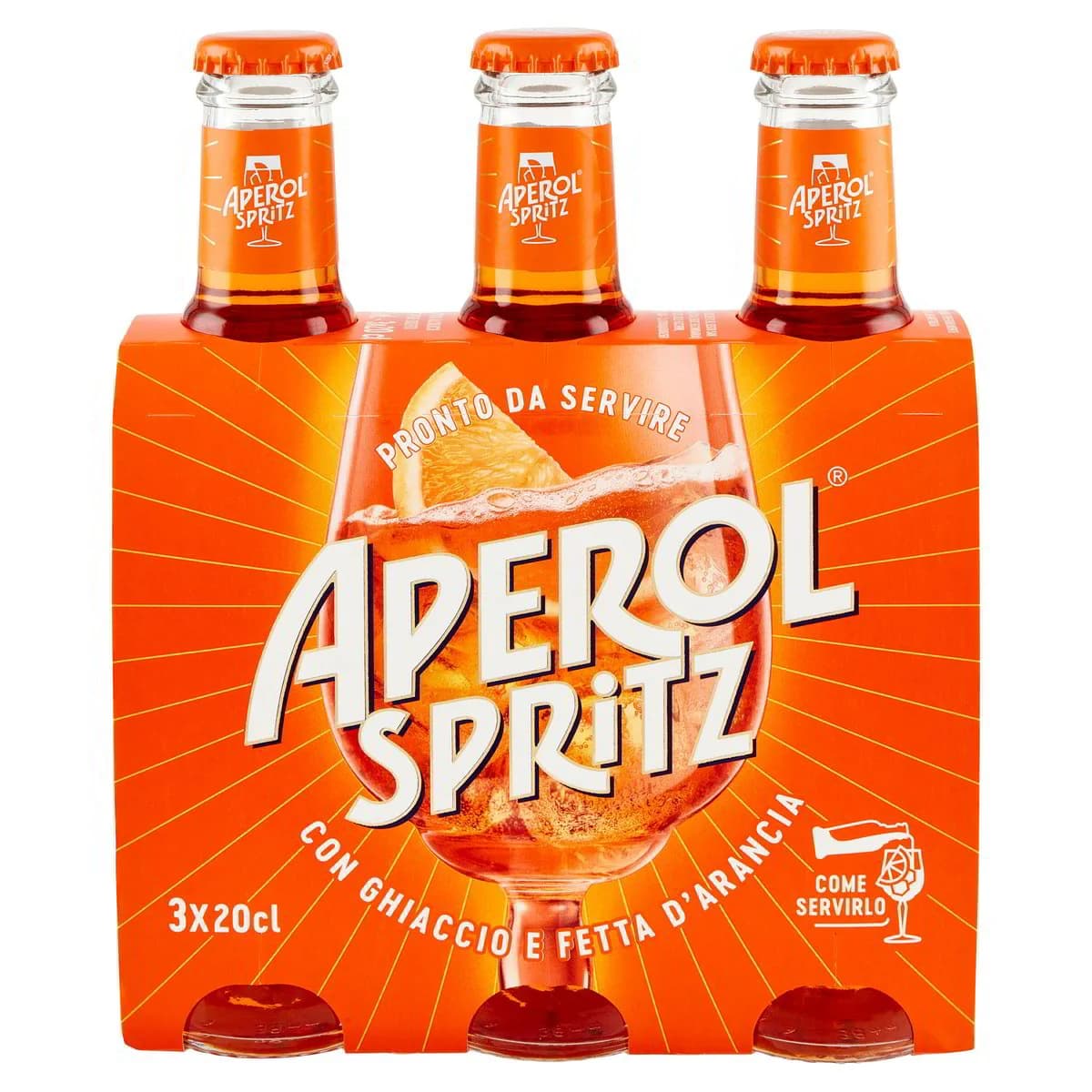Aperol Spritz 3 pz da 200 ml in offerta da Carrefour