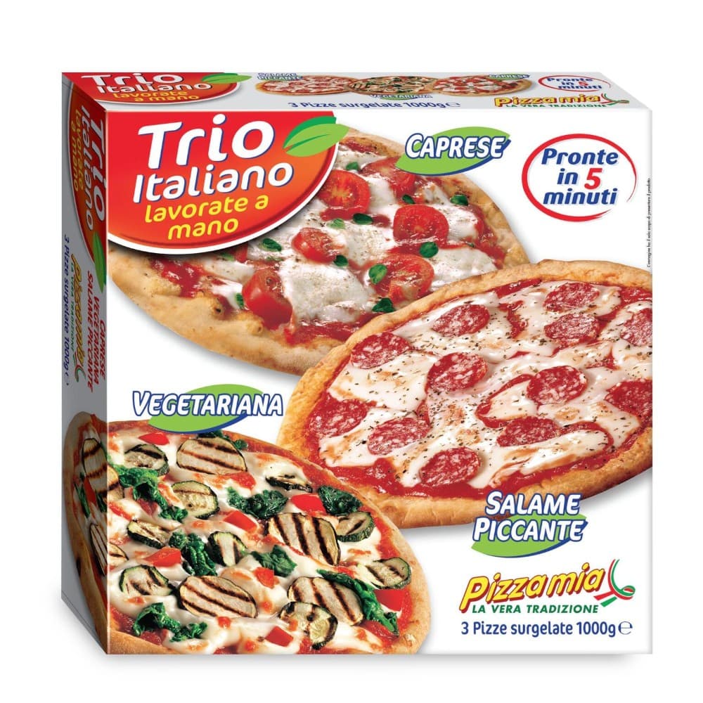 Tris di pizze, kg 1 Trio Italiano – MD