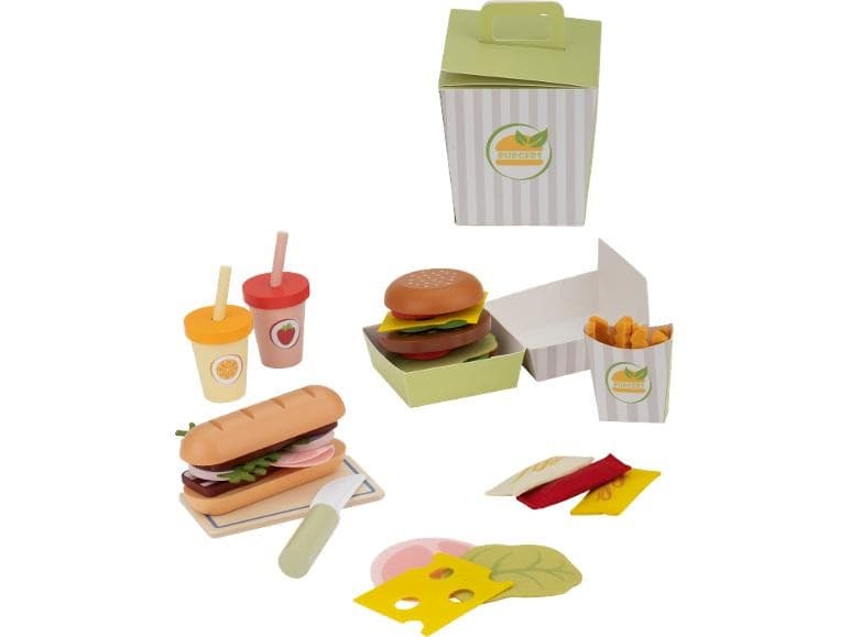 Set torta, insalatiera o hamburger in legno Lupilu – Lidl