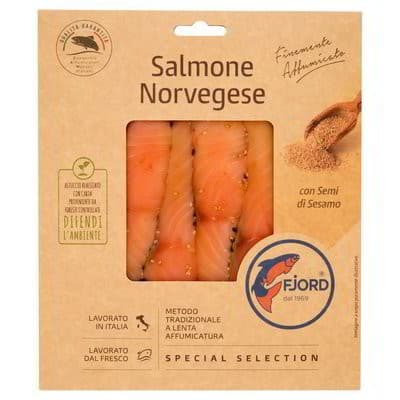 Salmone norvegese affumicato Fjord, 100 g – Bennet